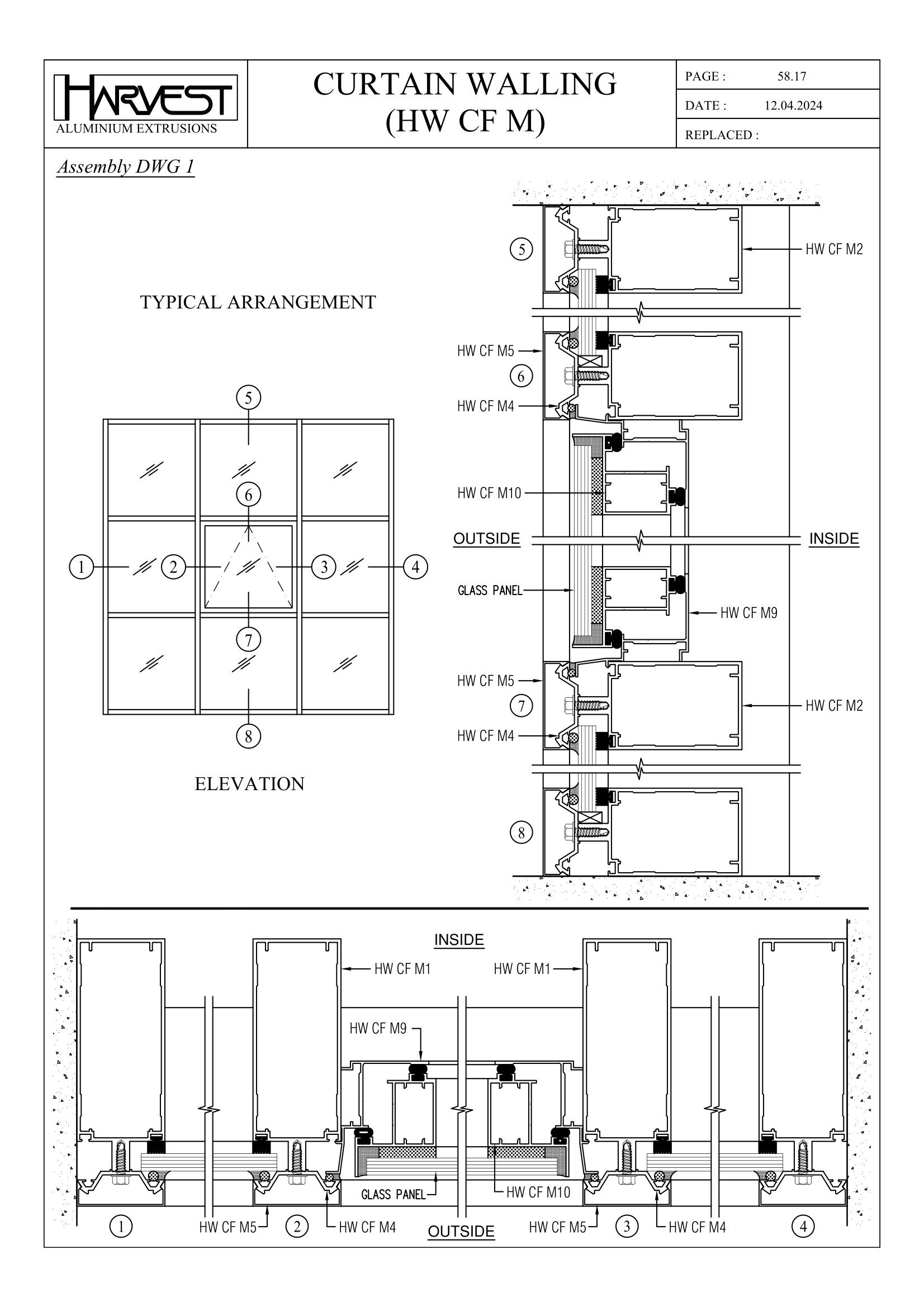 CT Curtain Walling HW1200 – HARVEST ALUMINIUM