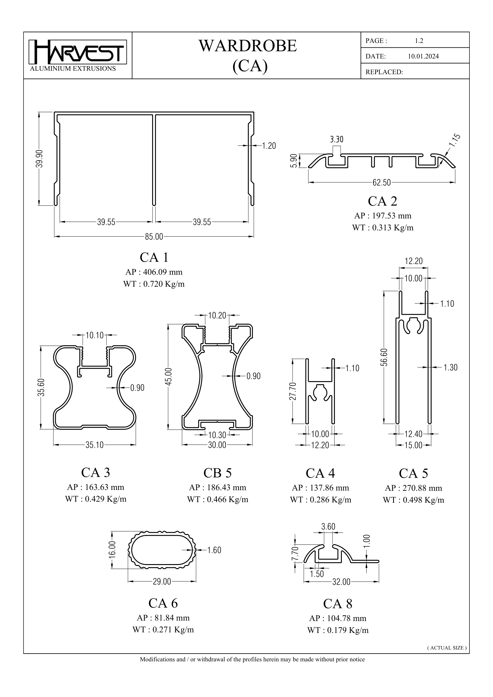 CT Wardrobe – HARVEST ALUMINIUM