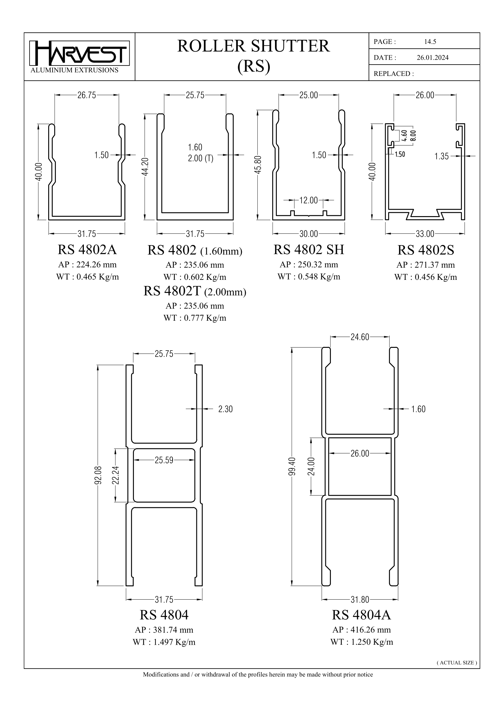 CT Roller Shutter – HARVEST ALUMINIUM